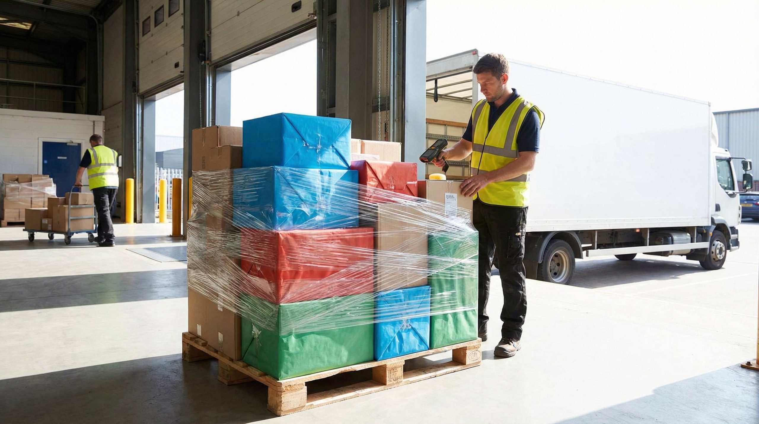 vorbereitung für weitertransport dhl