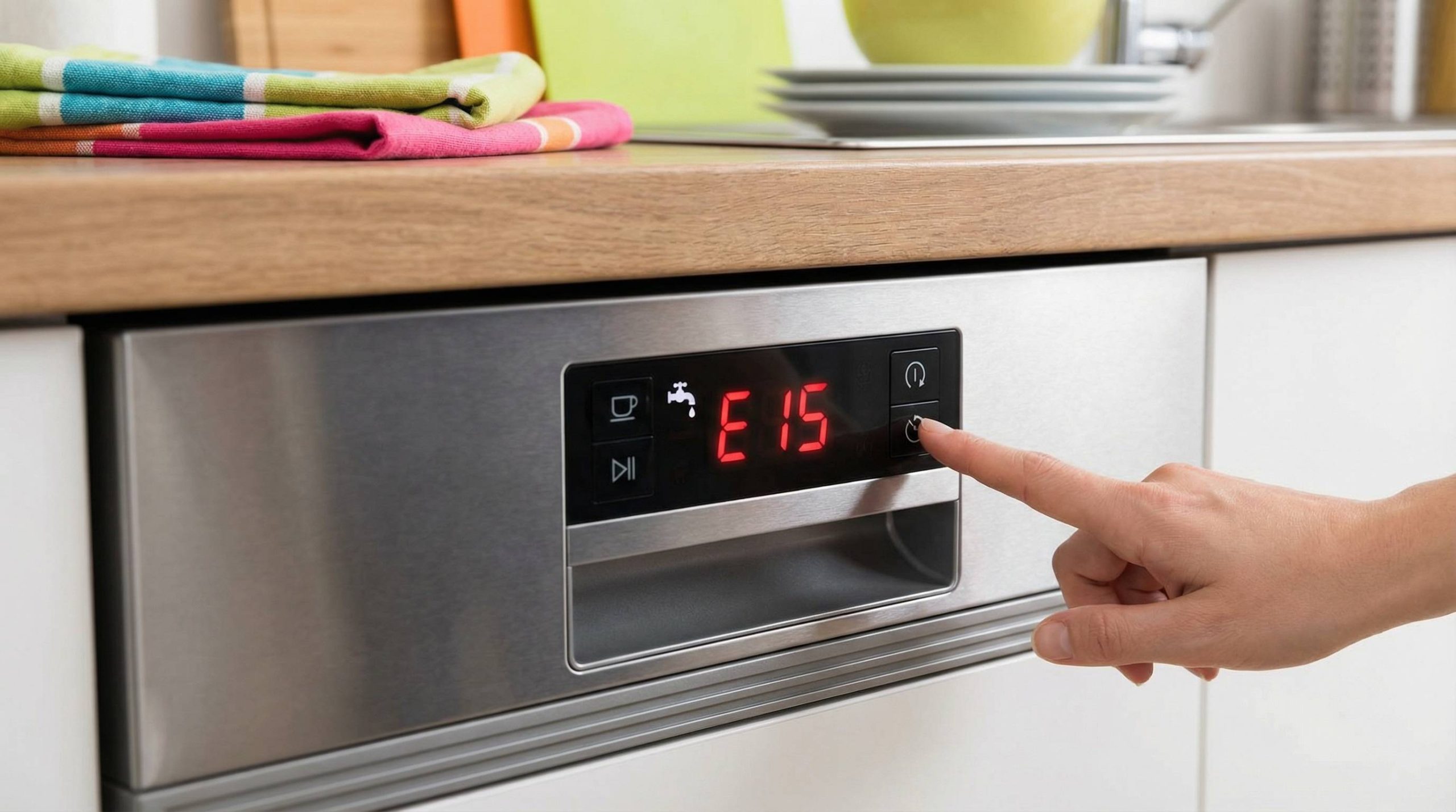 siemens spülmaschine fehler e15 und wasserhahn blinkt reset